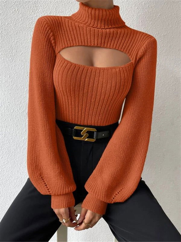 WW | Bequemer Langarmpullover Im Modernen Stil