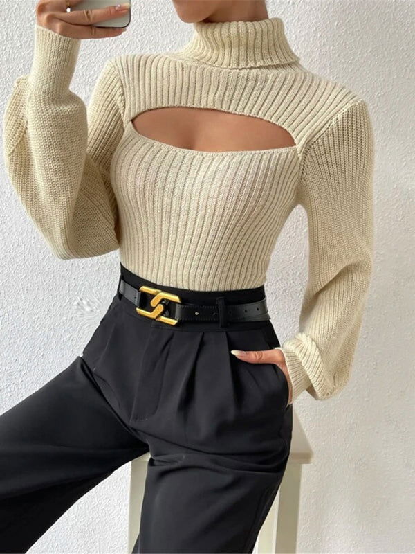 WW | Bequemer Langarmpullover Im Modernen Stil