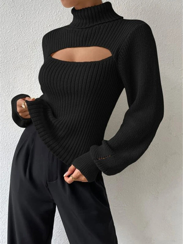 WW | Bequemer Langarmpullover Im Modernen Stil