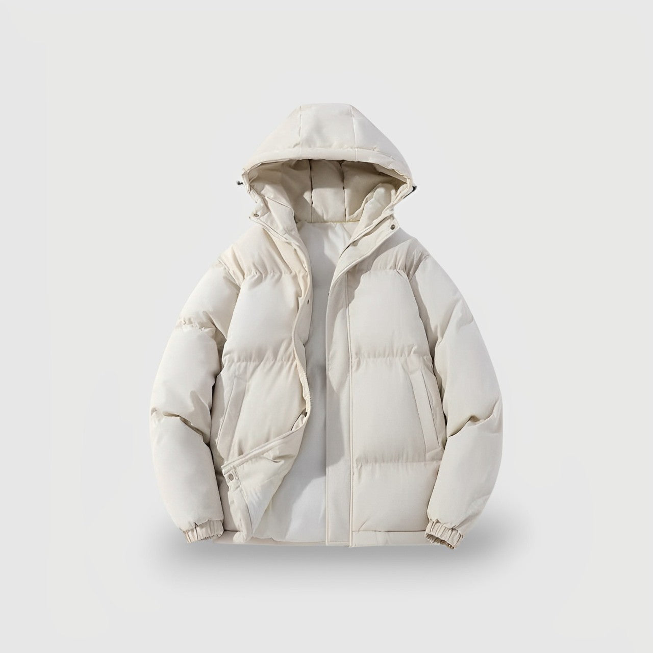 WW | Hooded Puffer Parka with Quilted Insulation