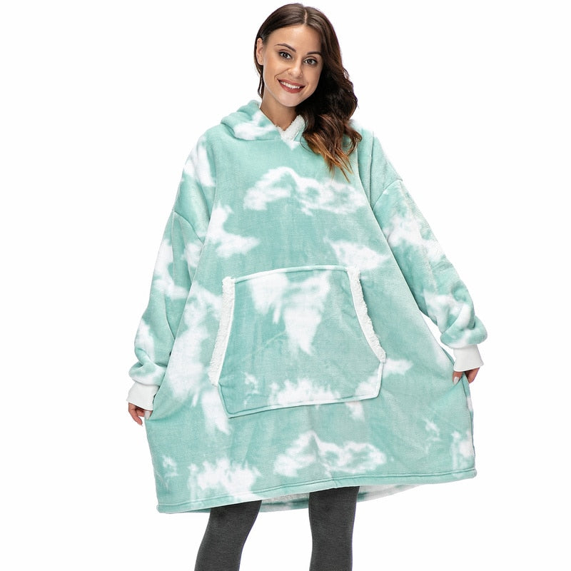 WW | Delicious combination of soft hoodie and cozy blanket in one!