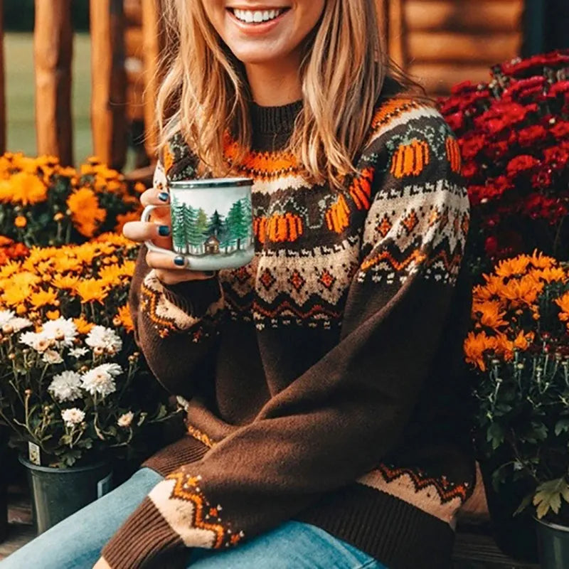 WW | Elegante Ethno-Pullover für Damen