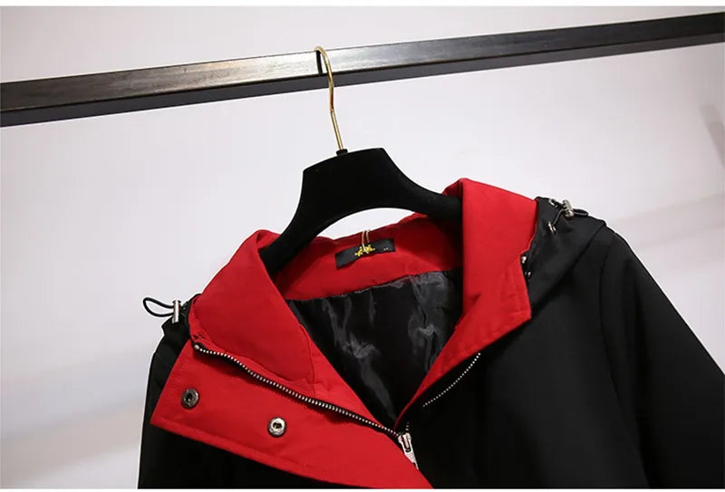 WW | Oversized Hooded Windbreaker Jacket