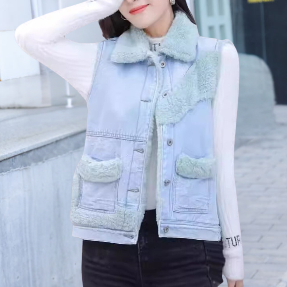 WW | Warm, Comfortable Denim Winter Jacket for Women