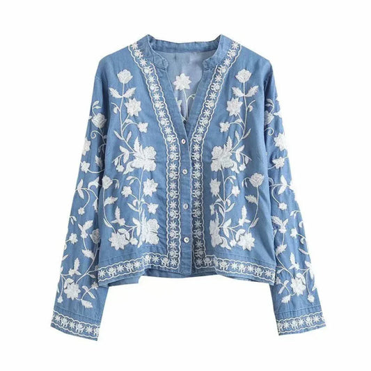 WW | Kurze Jacke mit Knöpfen für Frauen