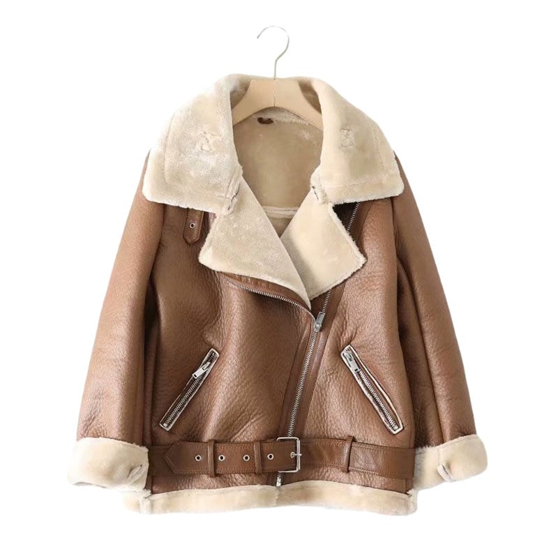 WW | Damen Winterjacke mit Lammfell