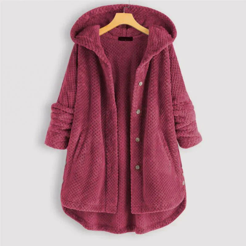WW | Ribbed Coat with Hood