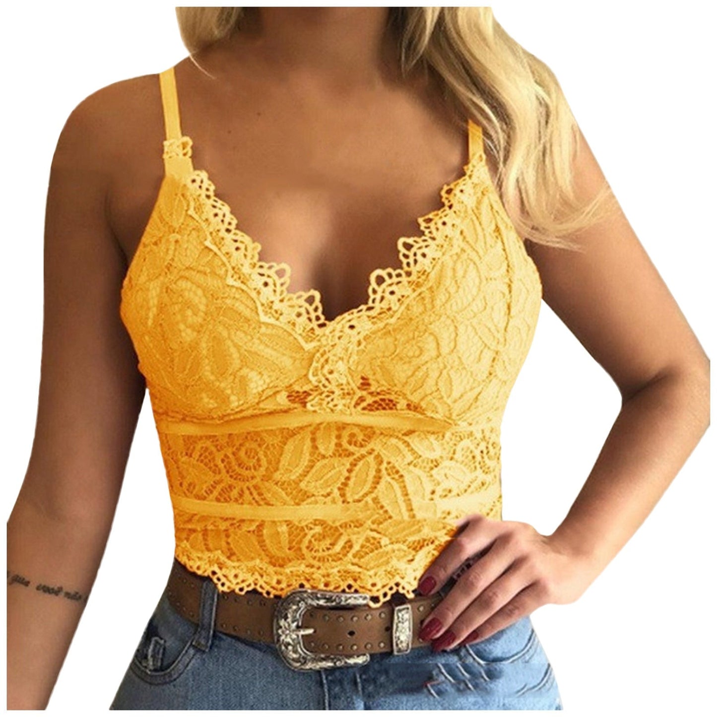 WW | Seductive Lace Bralette Crop Top