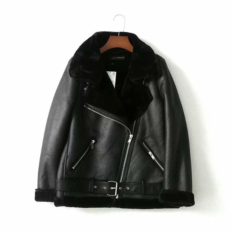 WW | Damen Winterjacke mit Lammfell