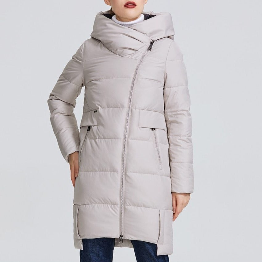 WW | Women's Winter Jacket with Asymmetrical Closure