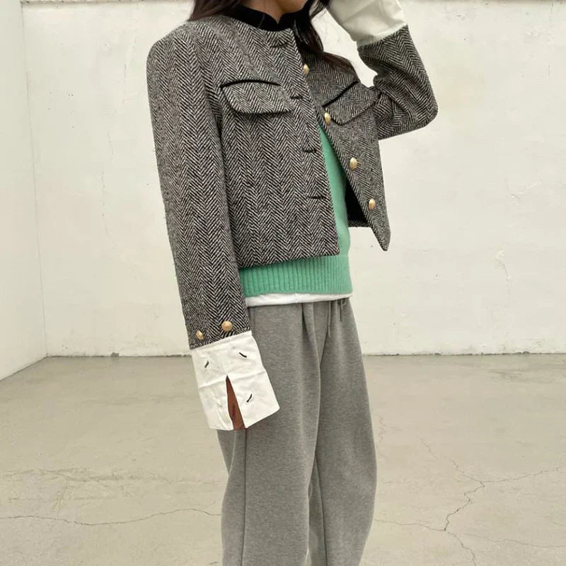 in spring style with chic buttons