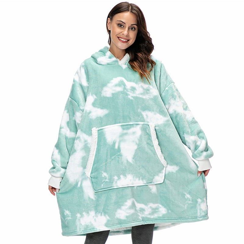 WW | Delicious combination of soft hoodie and cozy blanket in one!