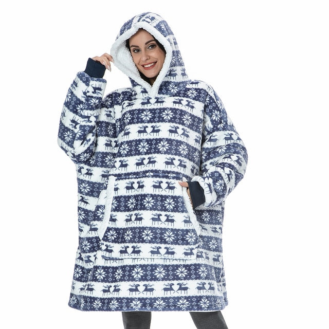WW | Delicious combination of soft hoodie and cozy blanket in one!