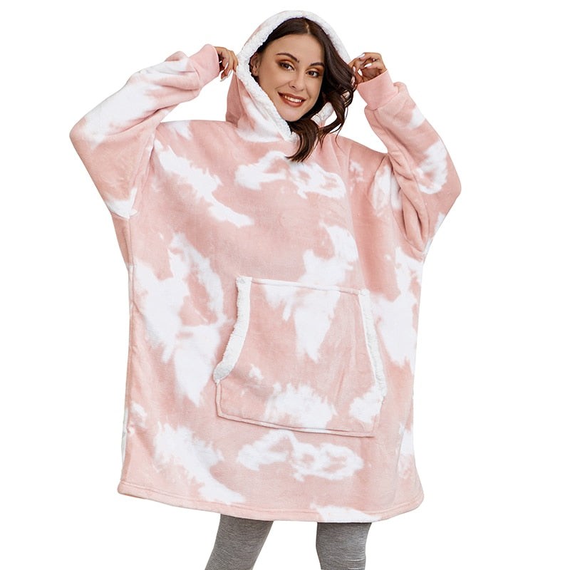 WW | Delicious combination of soft hoodie and cozy blanket in one!