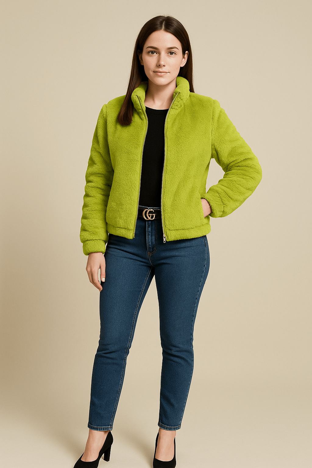 WW | Stylish and warm fleece jacket