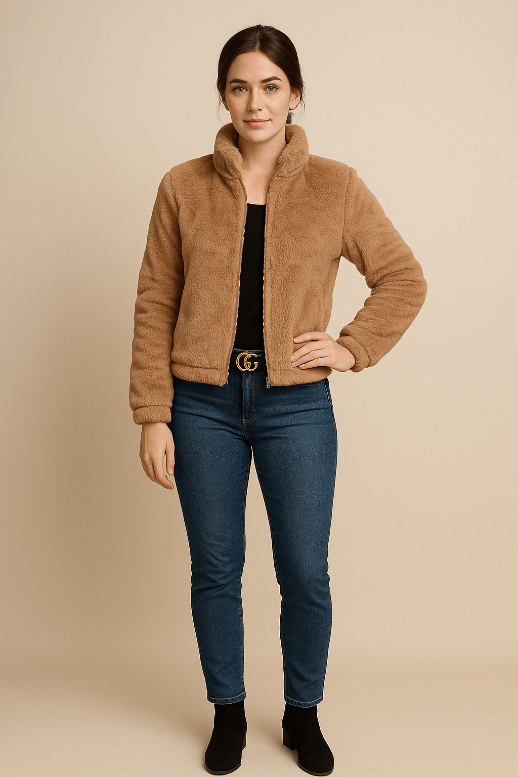 WW | Stylish and warm fleece jacket