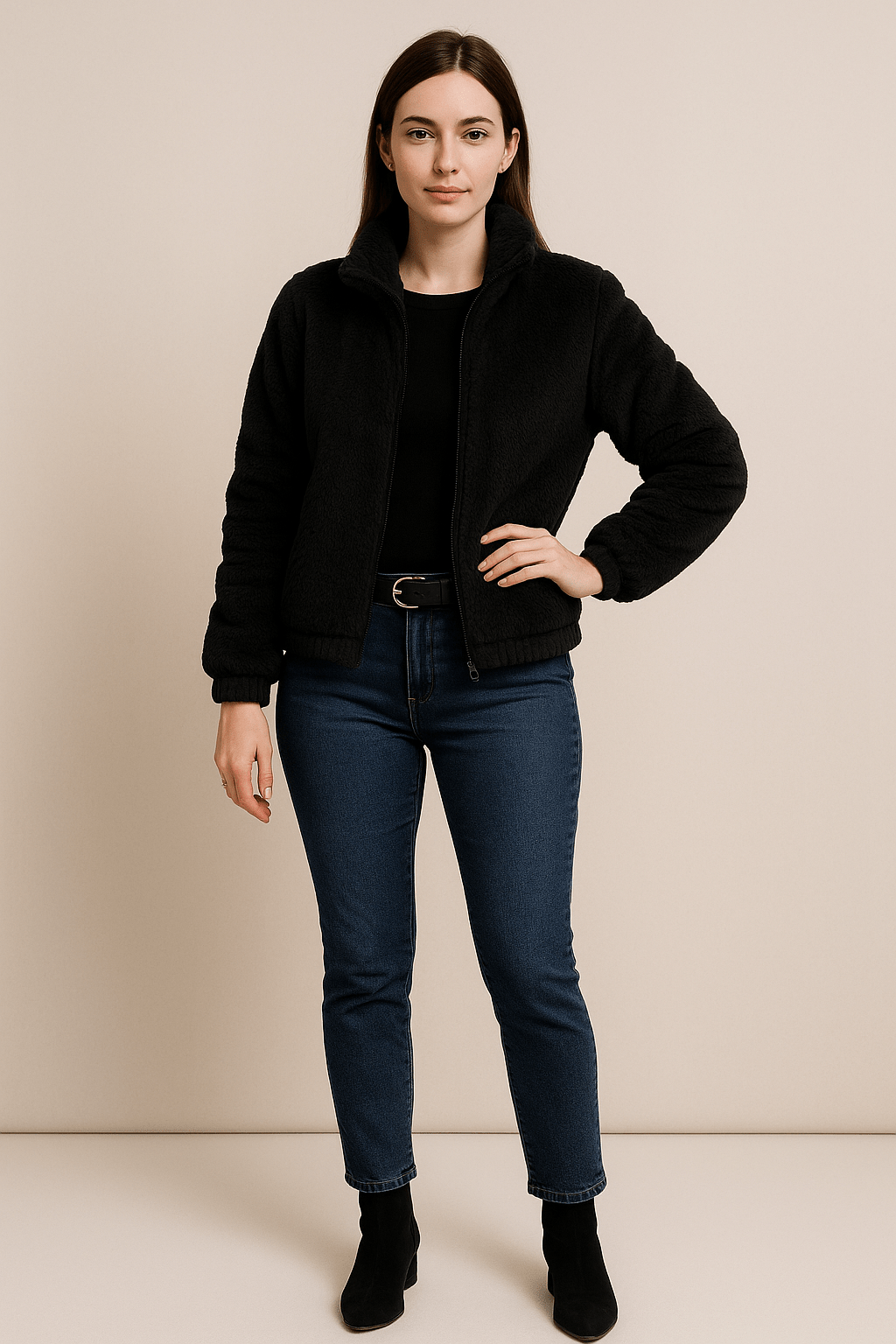 WW | Stylish and warm fleece jacket