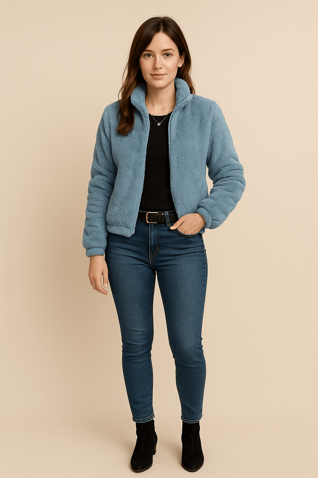 WW | Stylish and warm fleece jacket