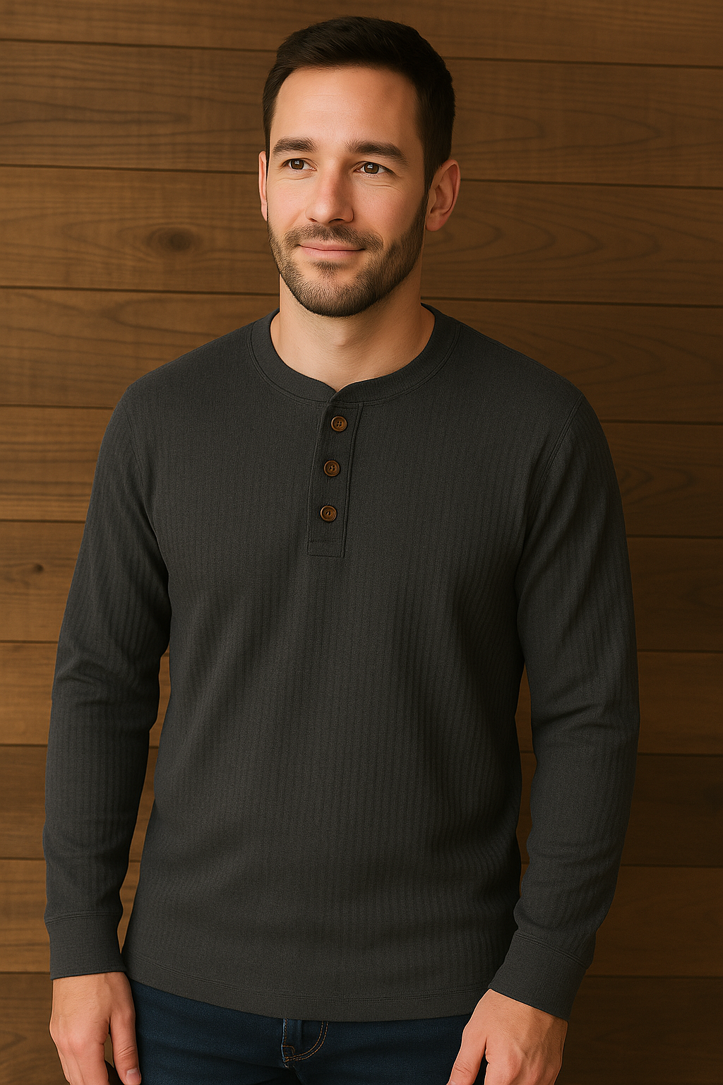 WW | Shirt - Waffelstruktur Herren T-Shirt