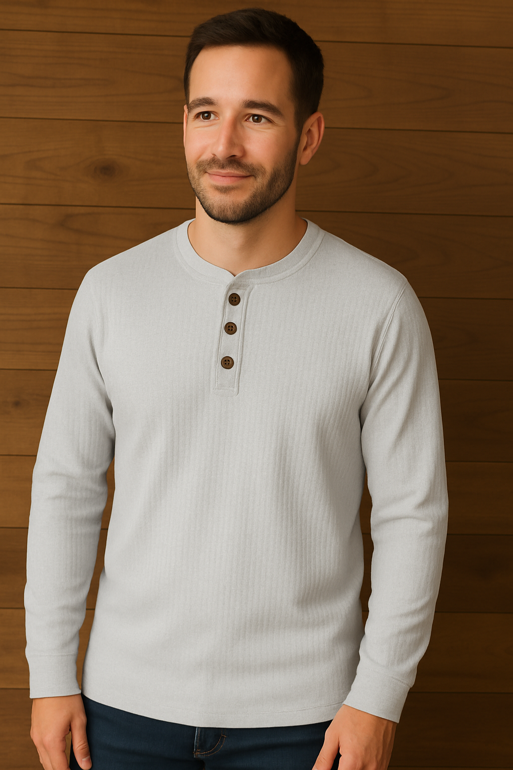 WW | Shirt - Waffelstruktur Herren T-Shirt