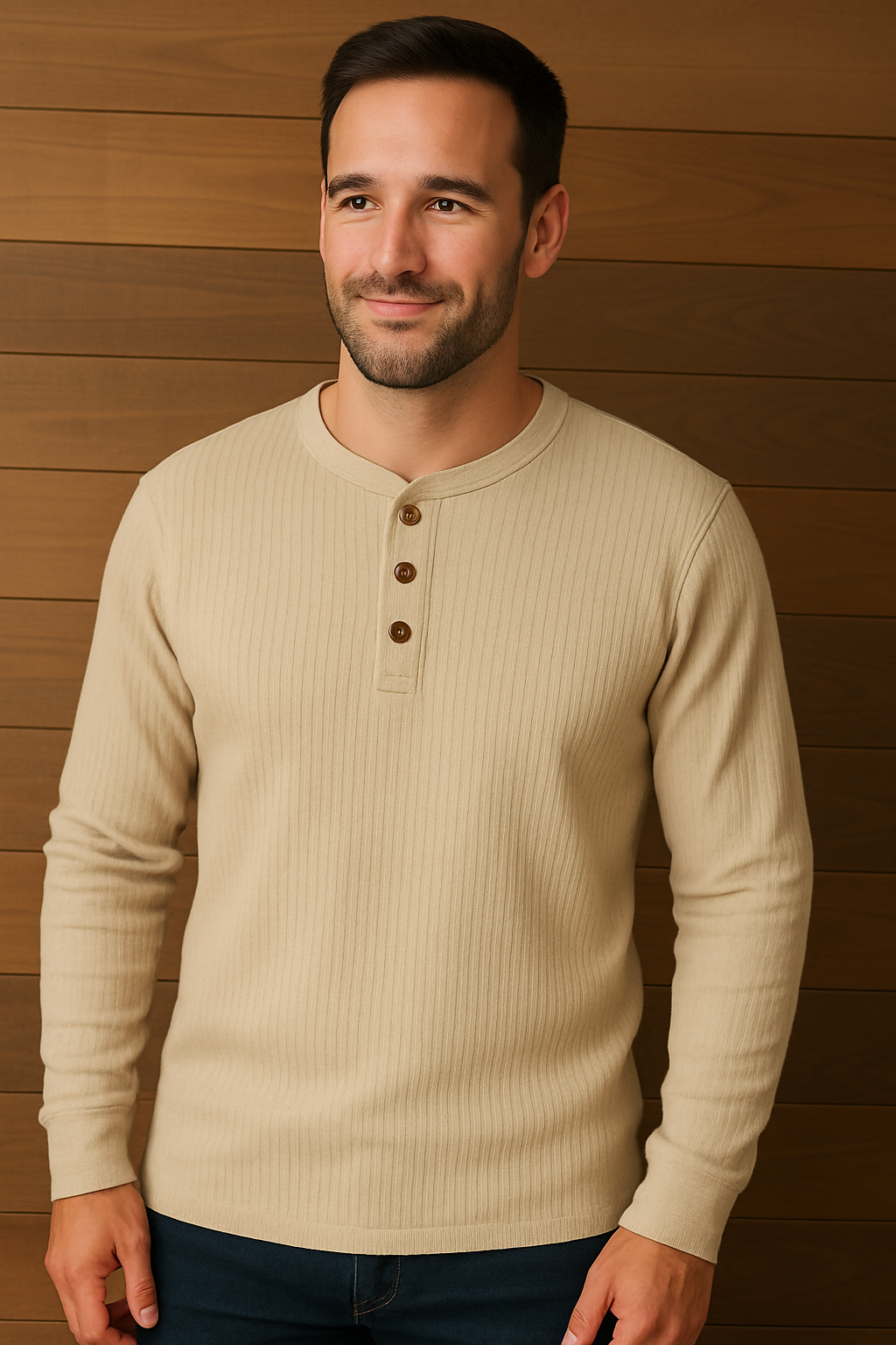 WW | Shirt - Waffelstruktur Herren T-Shirt