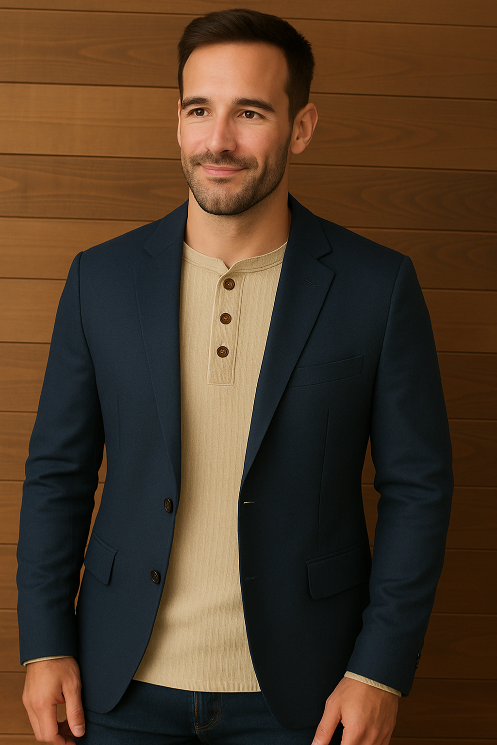 WW | Shirt - Waffelstruktur Herren T-Shirt