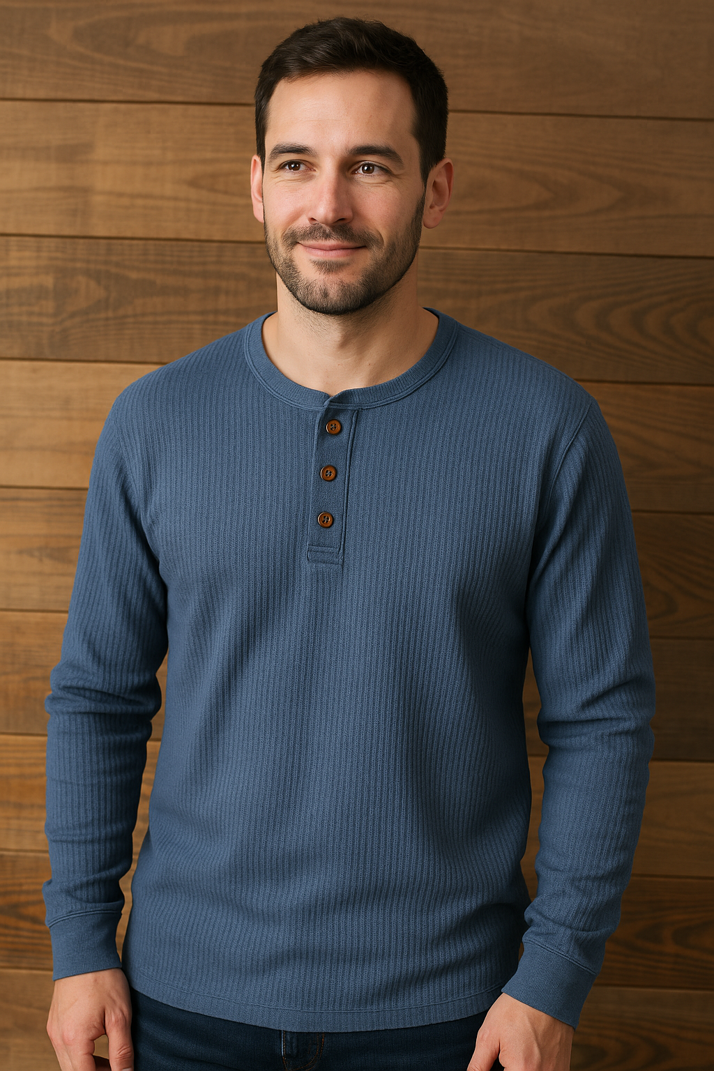 WW | Shirt - Waffelstruktur Herren T-Shirt