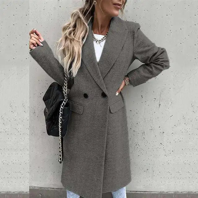 WW | Button-Up Coat for Women