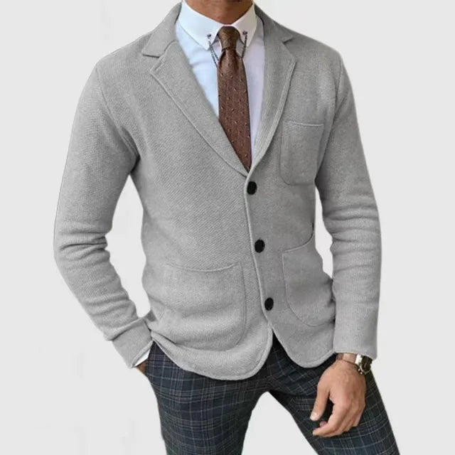 WW | Herren Smart Casual Blazer - Im Strickstil