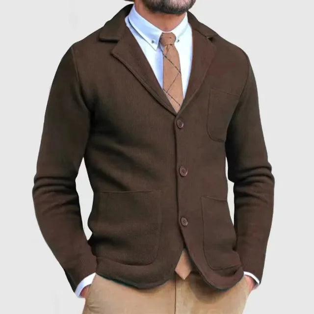 WW | Herren Smart Casual Blazer - Im Strickstil