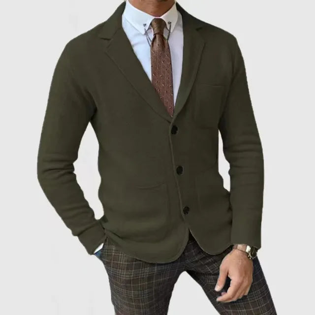 WW | Herren Smart Casual Blazer - Im Strickstil