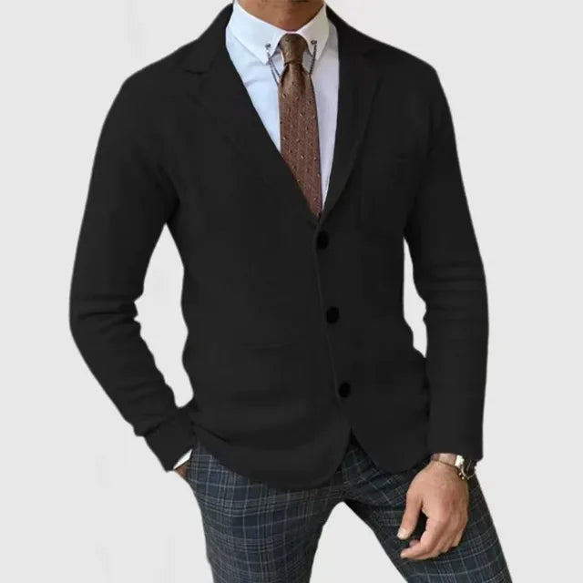 WW | Herren Smart Casual Blazer - Im Strickstil