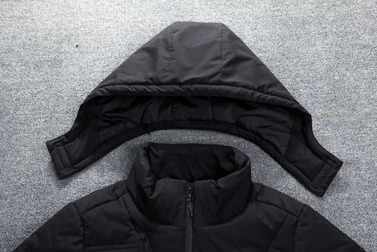 WW | Winter Jacket Hooded Zip-Up Lined Jacket Puffer Jacket