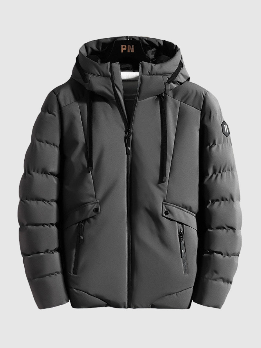 WW | Winter Jacket Lined Hooded Puffer Jacket