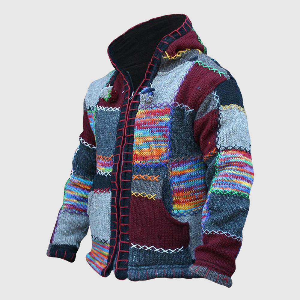 WW | Hoodie Wollmix - Relaxed Fit Boho Stil