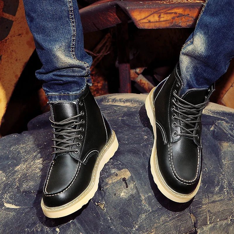 WW | Mokassin-Stiefel - Bequeme Streetstyle Schuhe