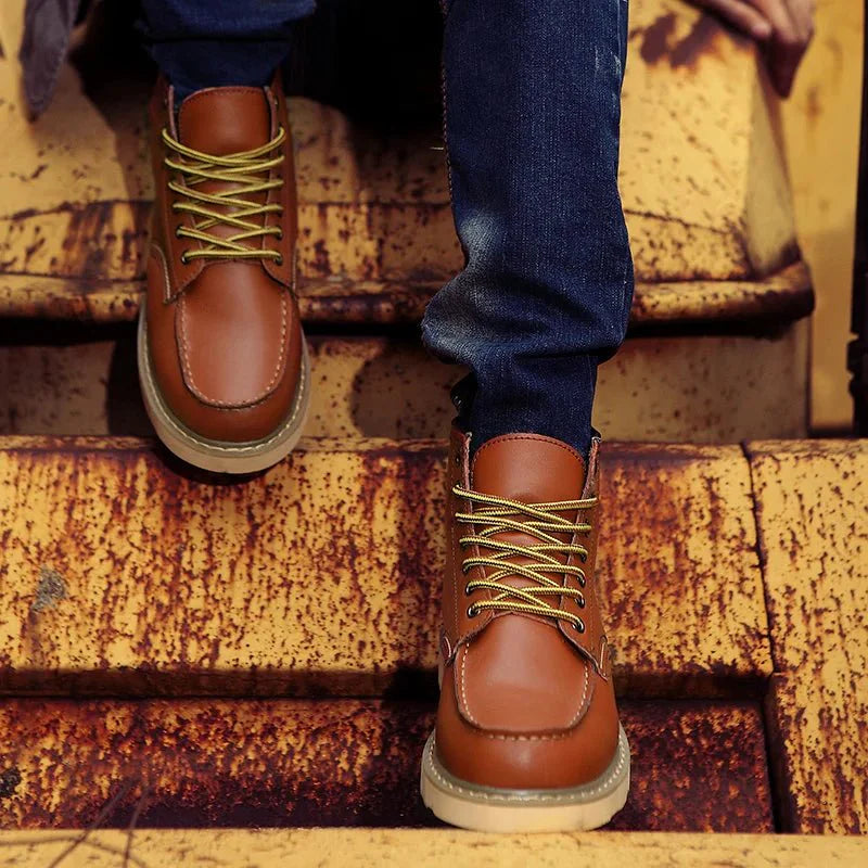 WW | Mokassin-Stiefel - Bequeme Streetstyle Schuhe