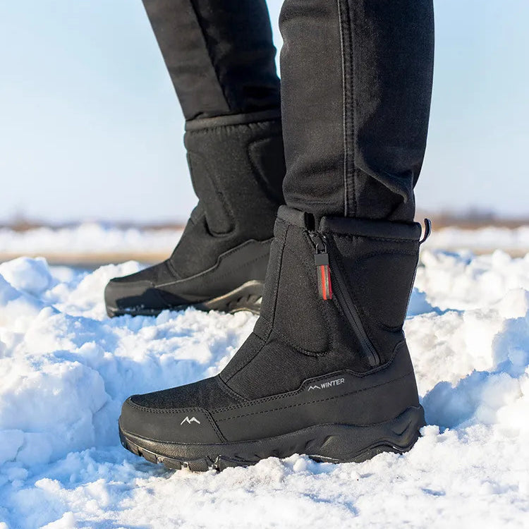 WW | Schneestiefel - Wasserabweisend Mittelhoch mit Rutschfester Sohle
