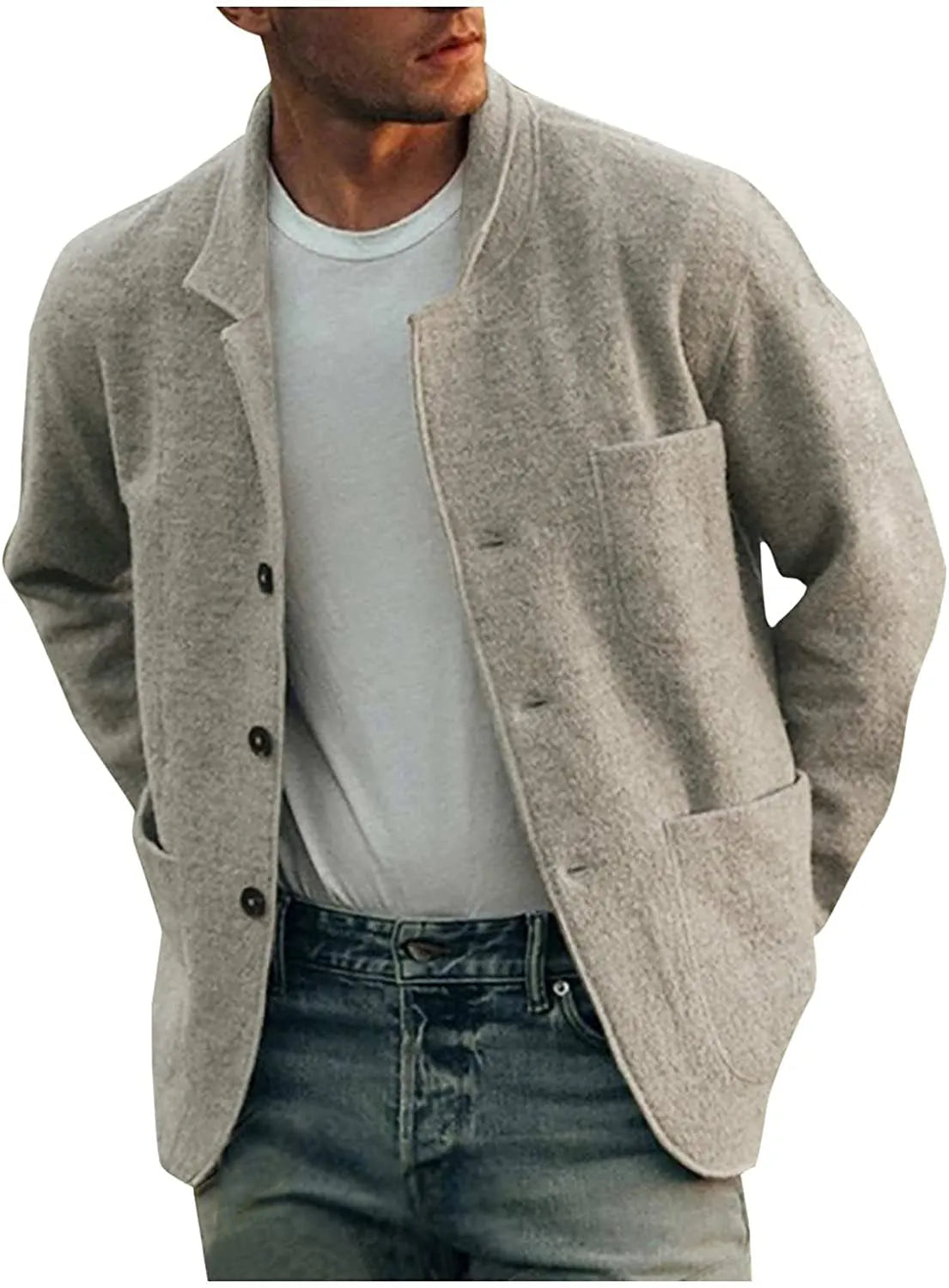 WW | Casual Button-Down Blazer Shirt Jacket