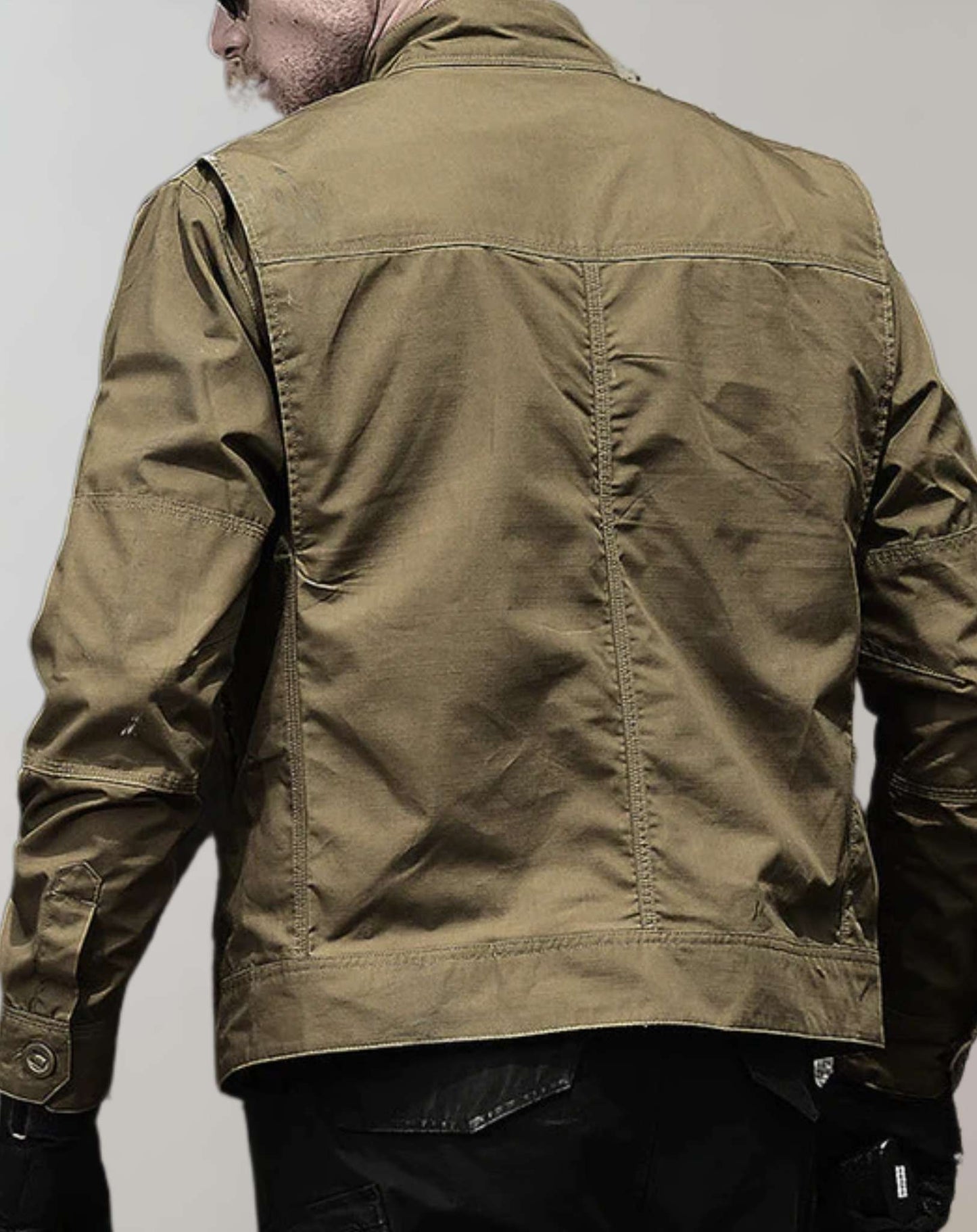 WW | Lightweight Green Summer Jacket with Zipper