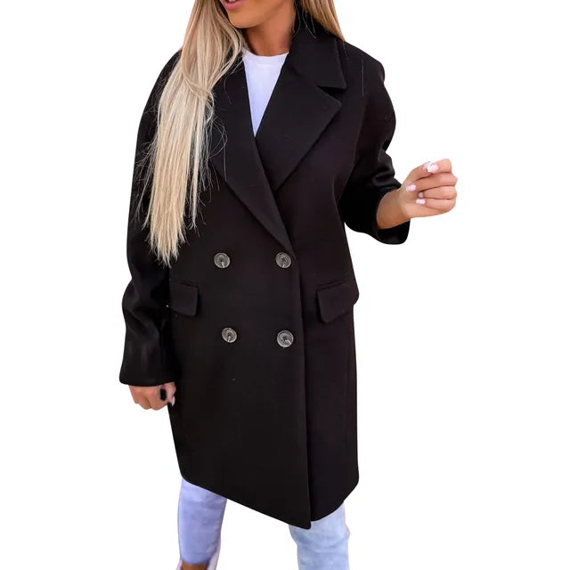 WW | Stylish Mid-Length Trench Coat