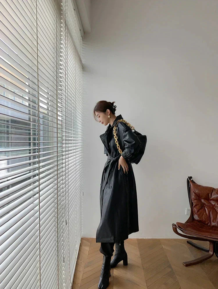 WW | Damenjacke - Zeitloser Lederlook mit eleganten Details