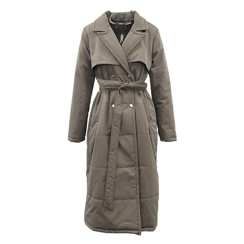 WW | Long Quilted Coat for Women