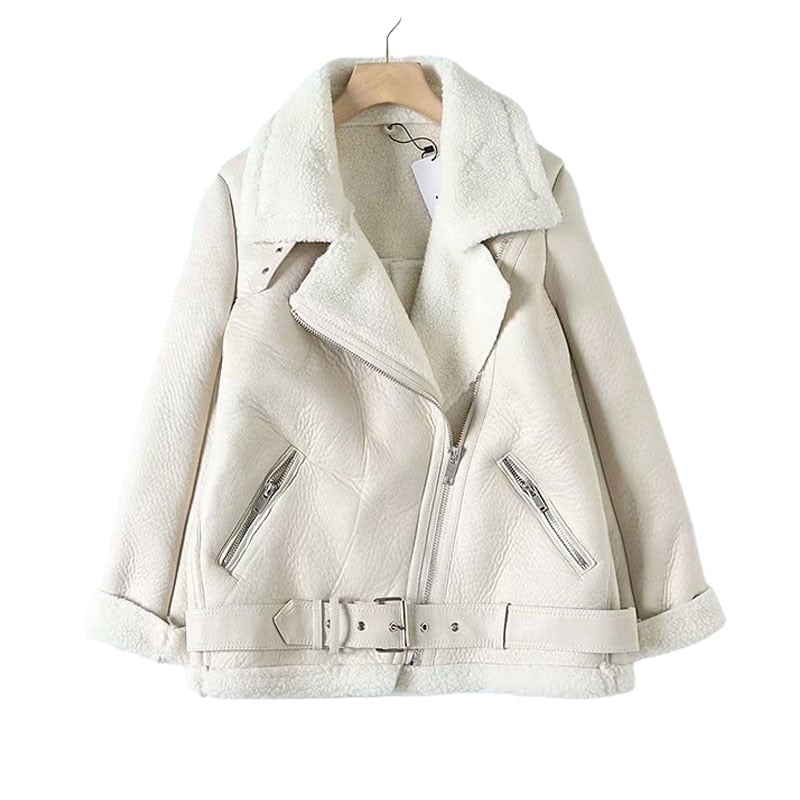 WW | Damen Winterjacke mit Lammfell