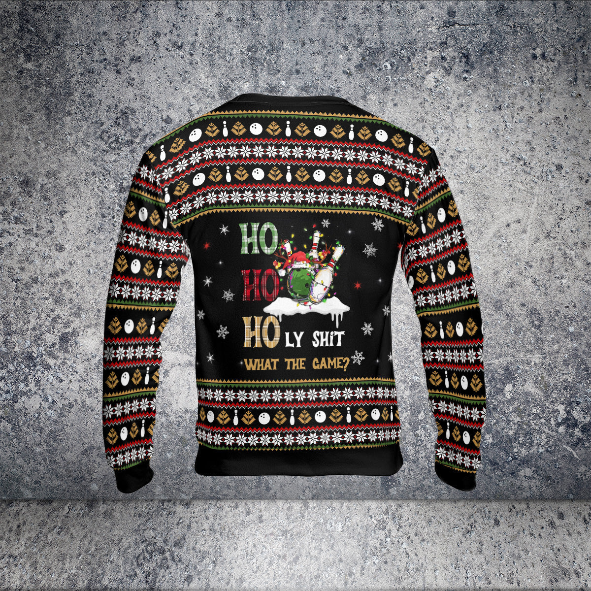 WW | Ho Ho Holy Shot Ugly Christmas Sweater - HYPERFAVOR