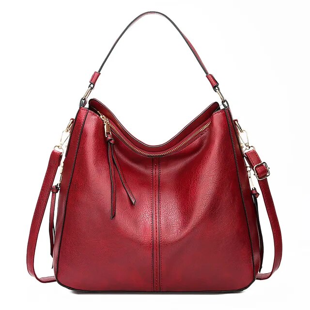 WW | Vintage-inspirierte Leder Hobo-Tasche