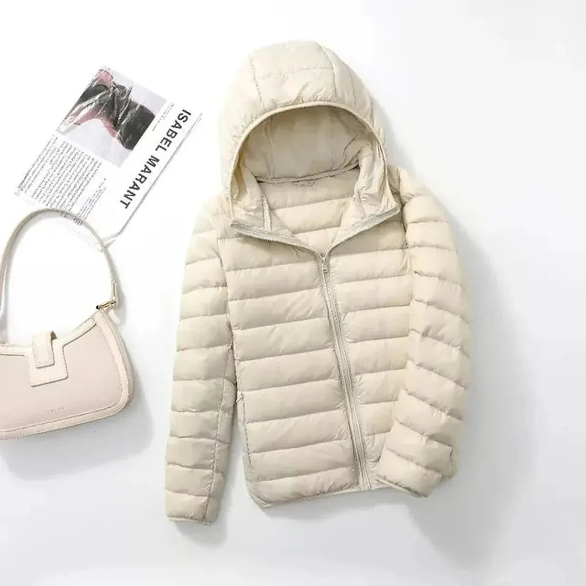 WW | Kapuzenshirt Leichtgewicht Steppdaunenjacke