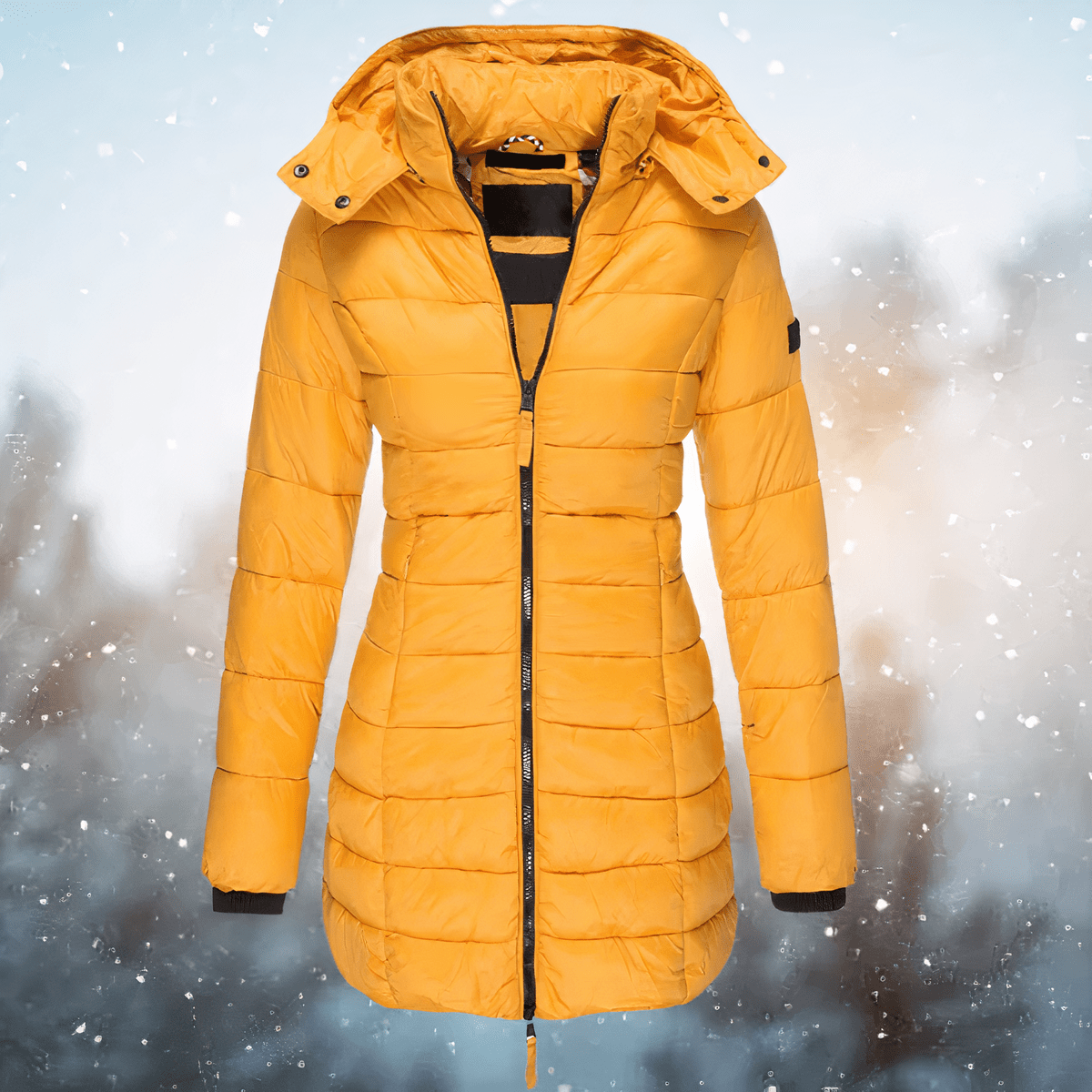 WW | Kapuzen Winter Parka mit mittellangem Design