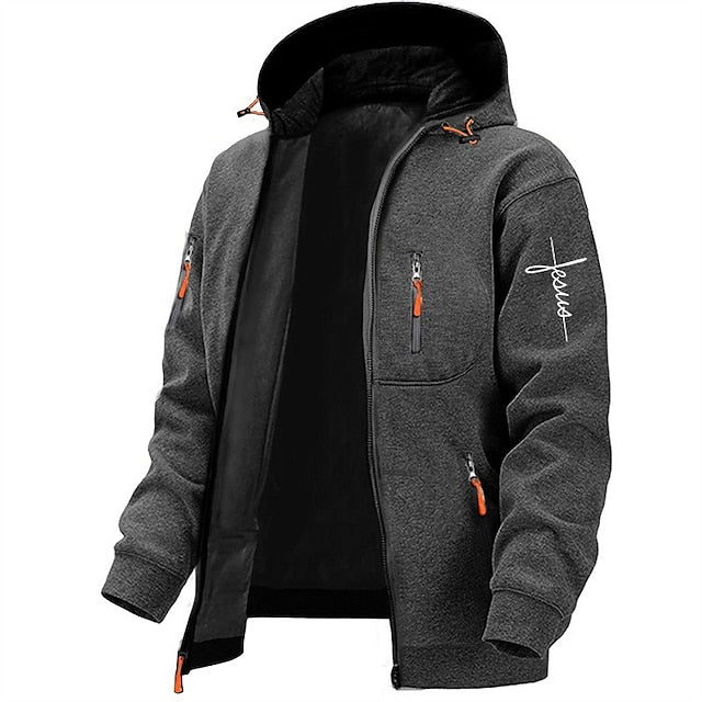 WW | Reißverschluss Warmer Fleece mit Durchgehendem Reißverschluss für Herren