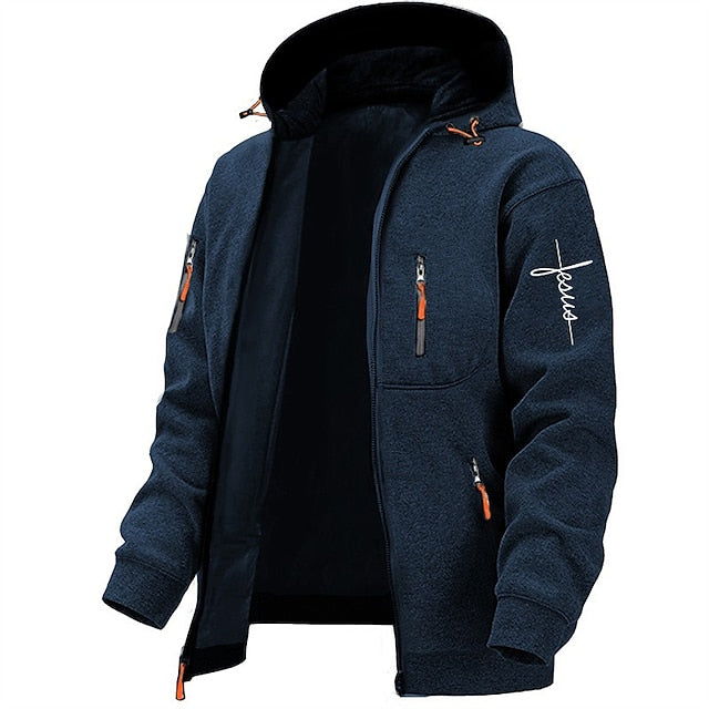 WW | Reißverschluss Warmer Fleece mit Durchgehendem Reißverschluss für Herren